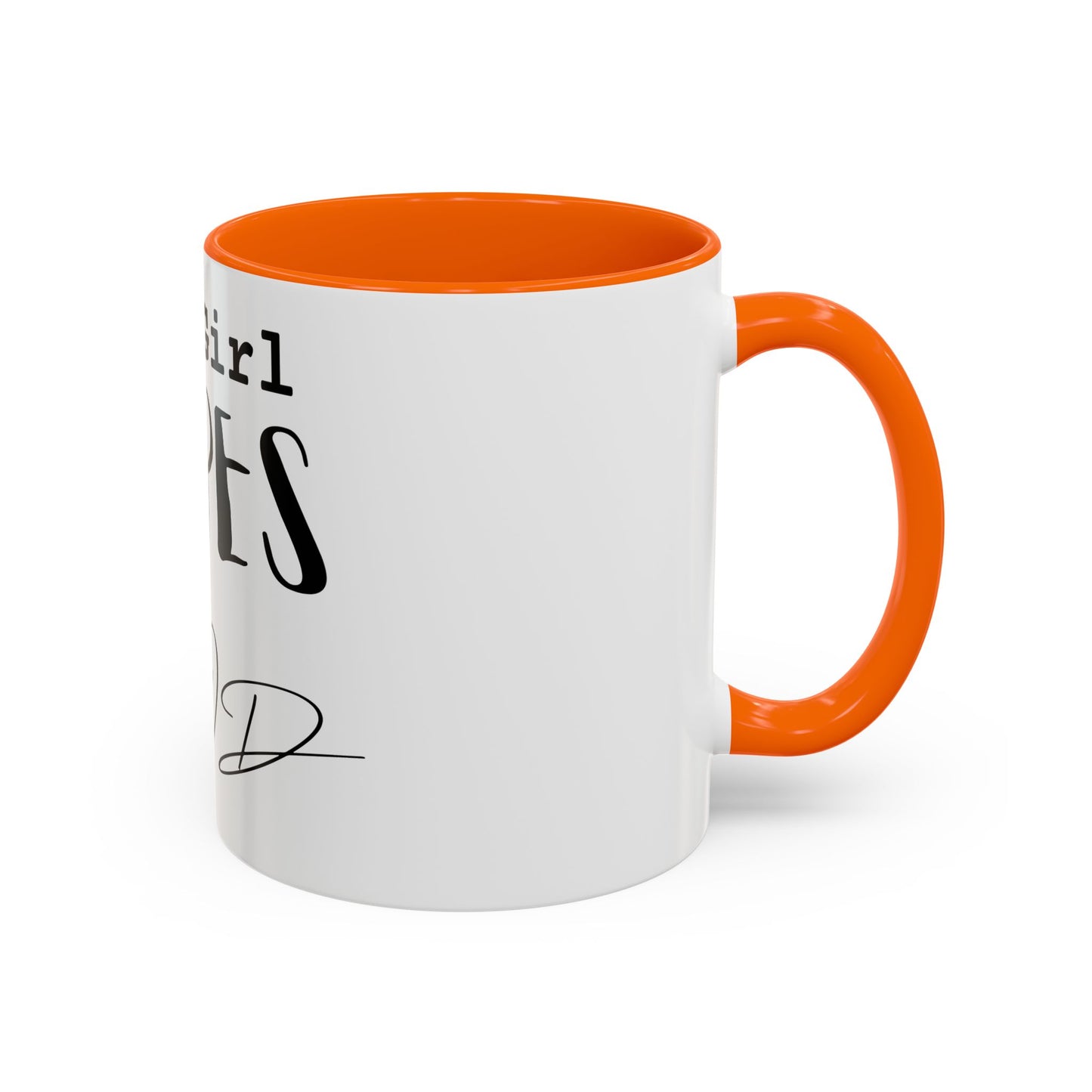 Inspirational Accent Coffee Mug - 'This Girl Hopes in God'