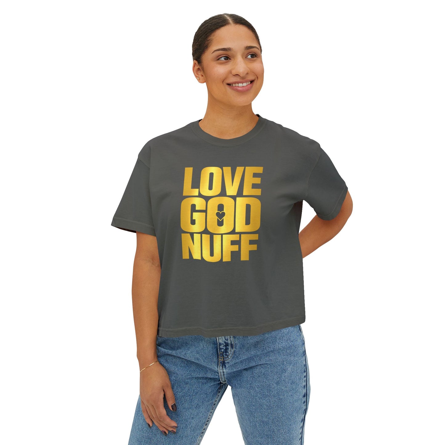 Love God Nuff Boxy Tee