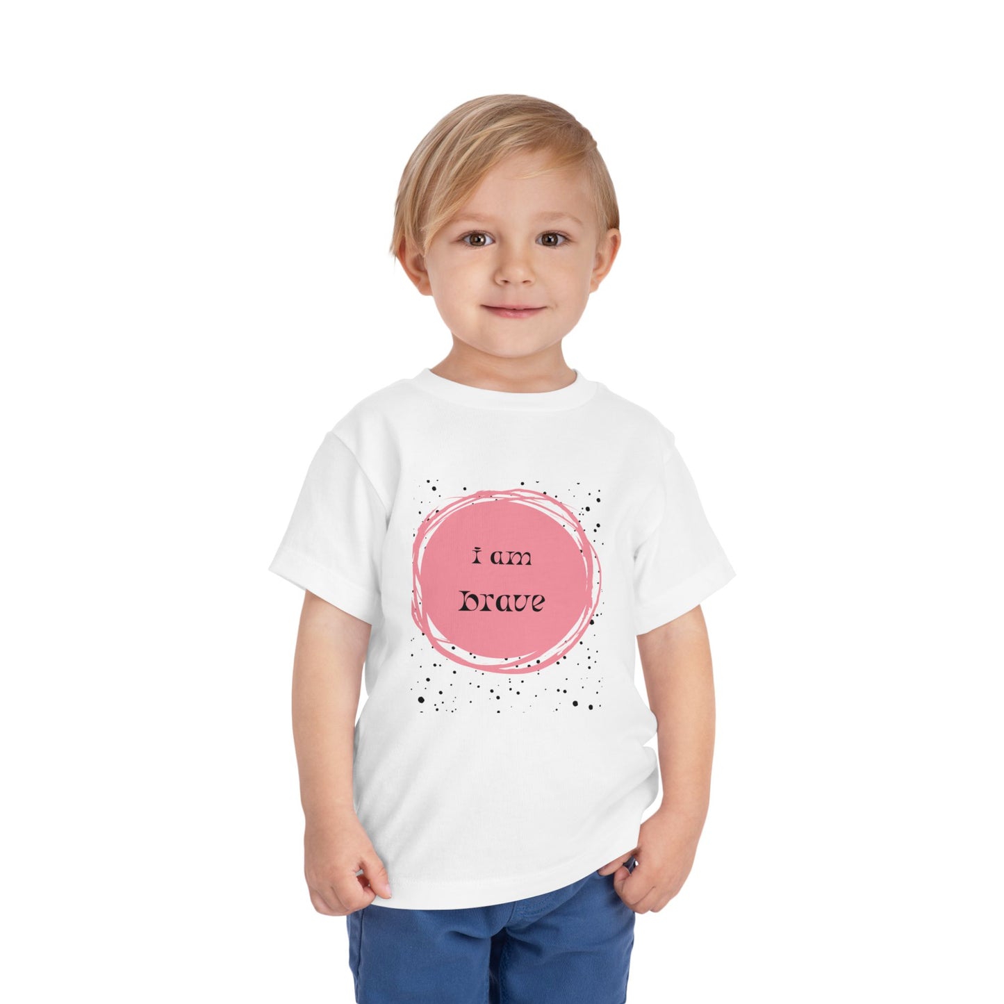 Brave Toddler Tee - I Am Brave Kids T-Shirt