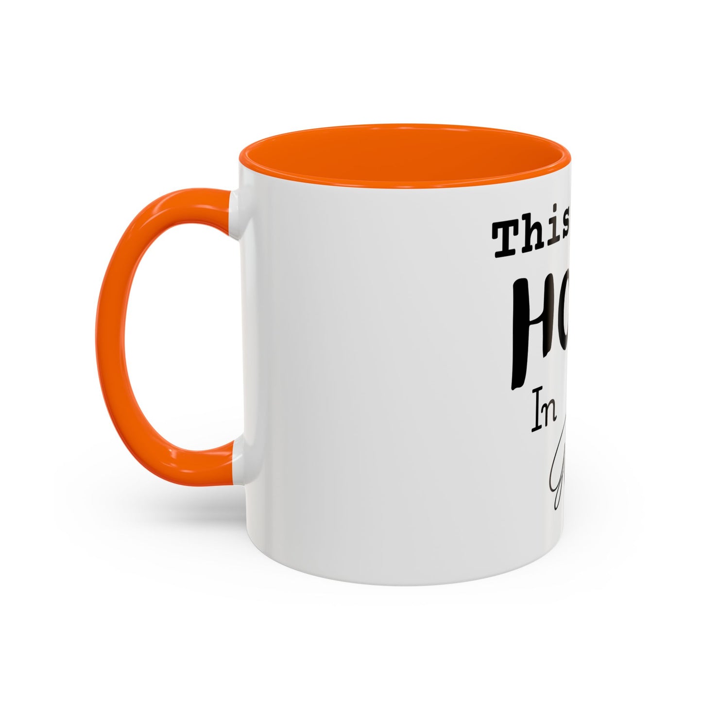 Inspirational Accent Coffee Mug - 'This Girl Hopes in God'