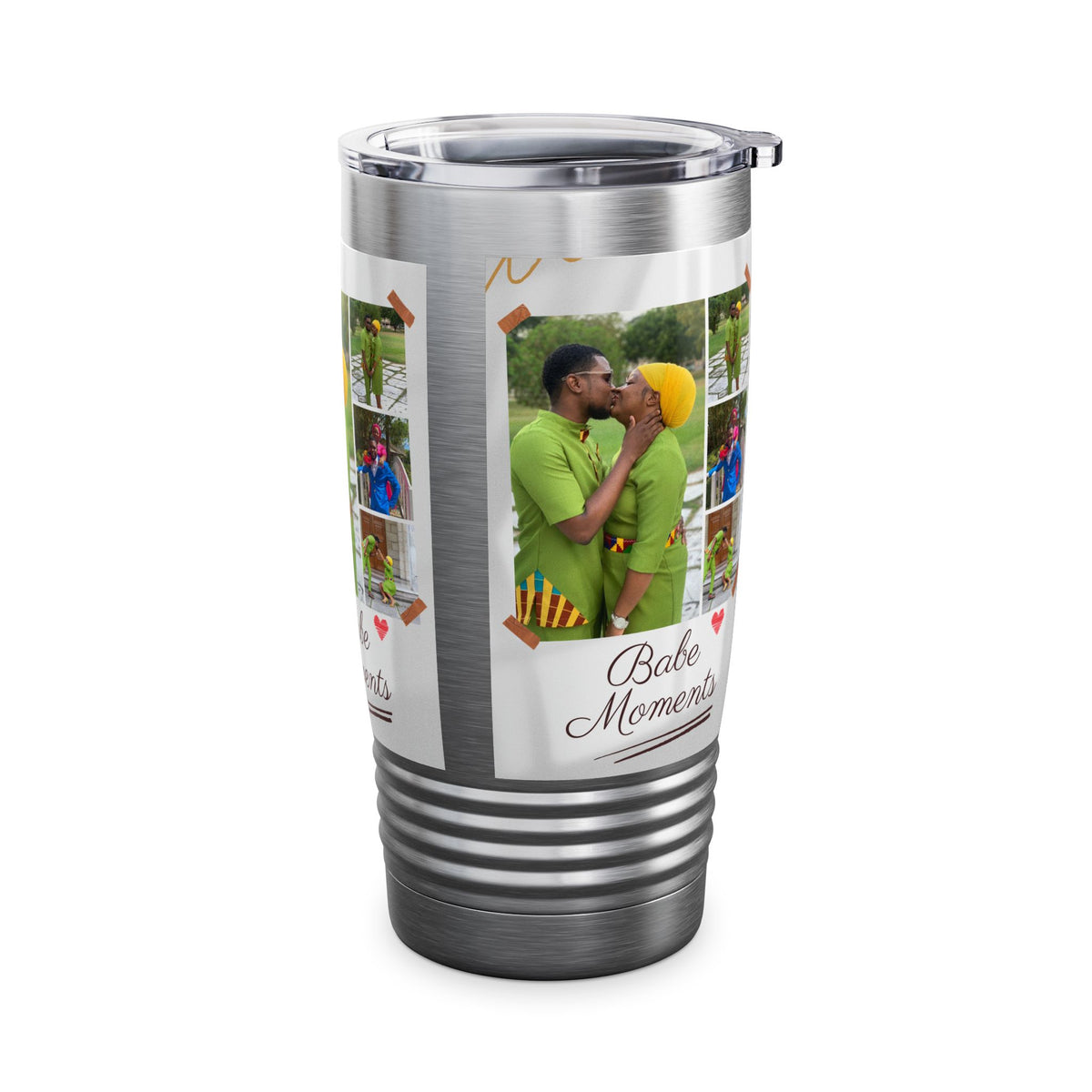 Personalized Family Photo Tumbler - 20oz Insulated Travel Mug
