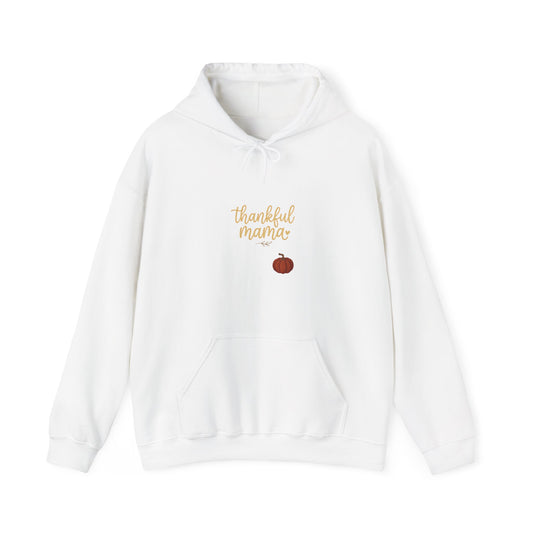 thankful mama Hoodie | Thanksgiving, pumpkin, fall foliage
