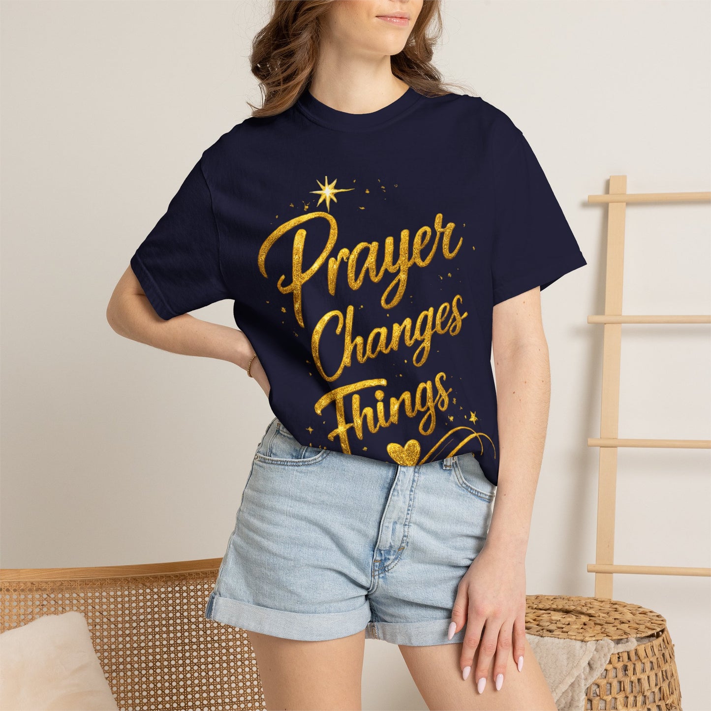 Prayer Changes Things T-Shirt — Inspirational Christian Tee
