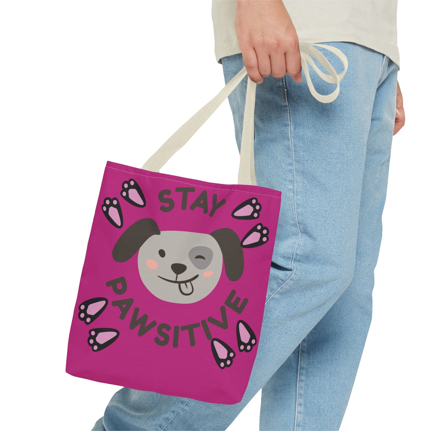 Pawsitive Tote Bag (AOP)