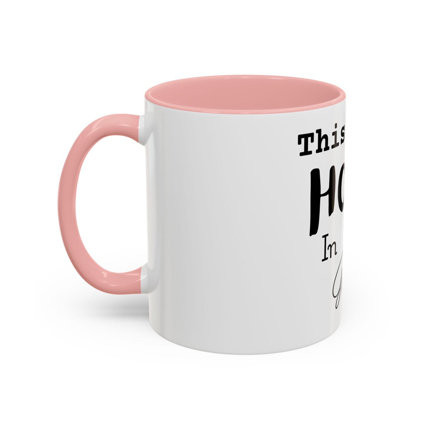 Inspirational Accent Coffee Mug - 'This Girl Hopes in God'