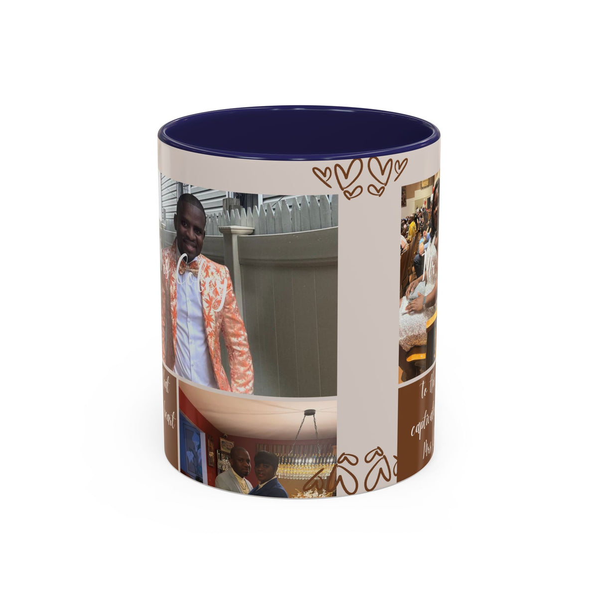 Personalized Photo Collage Coffee Mug – “To the One That Captures My Heart”