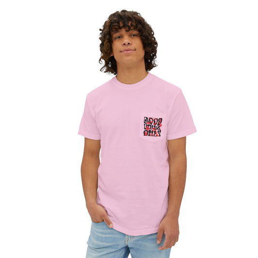 Good Vibes Pocket T-Shirt - Positive Casual Tee