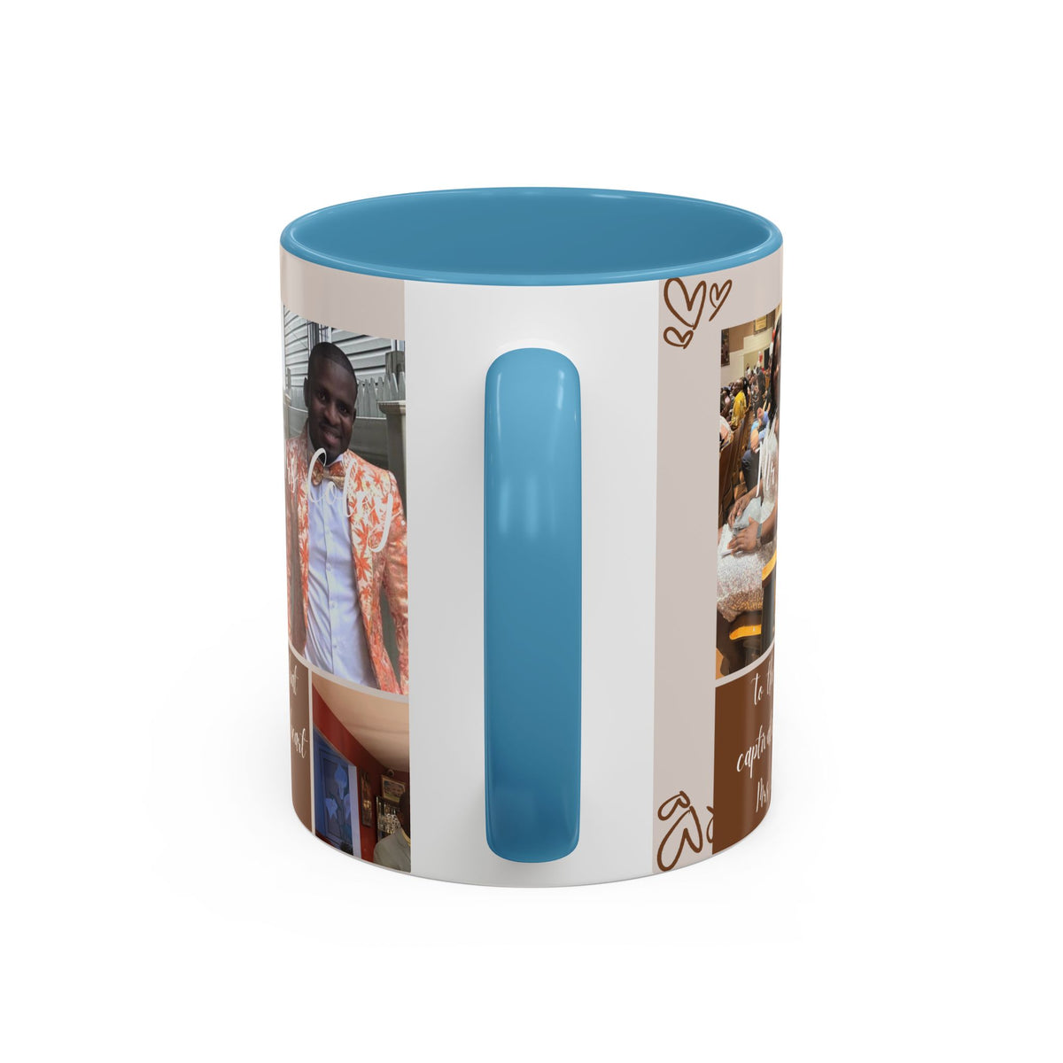Personalized Photo Collage Coffee Mug – “To the One That Captures My Heart”