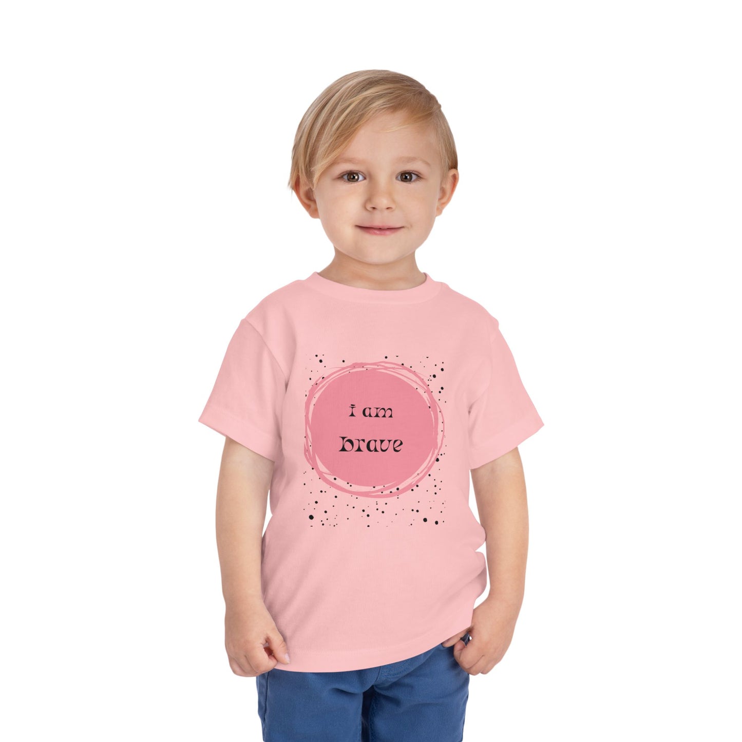 Brave Toddler Tee - I Am Brave Kids T-Shirt