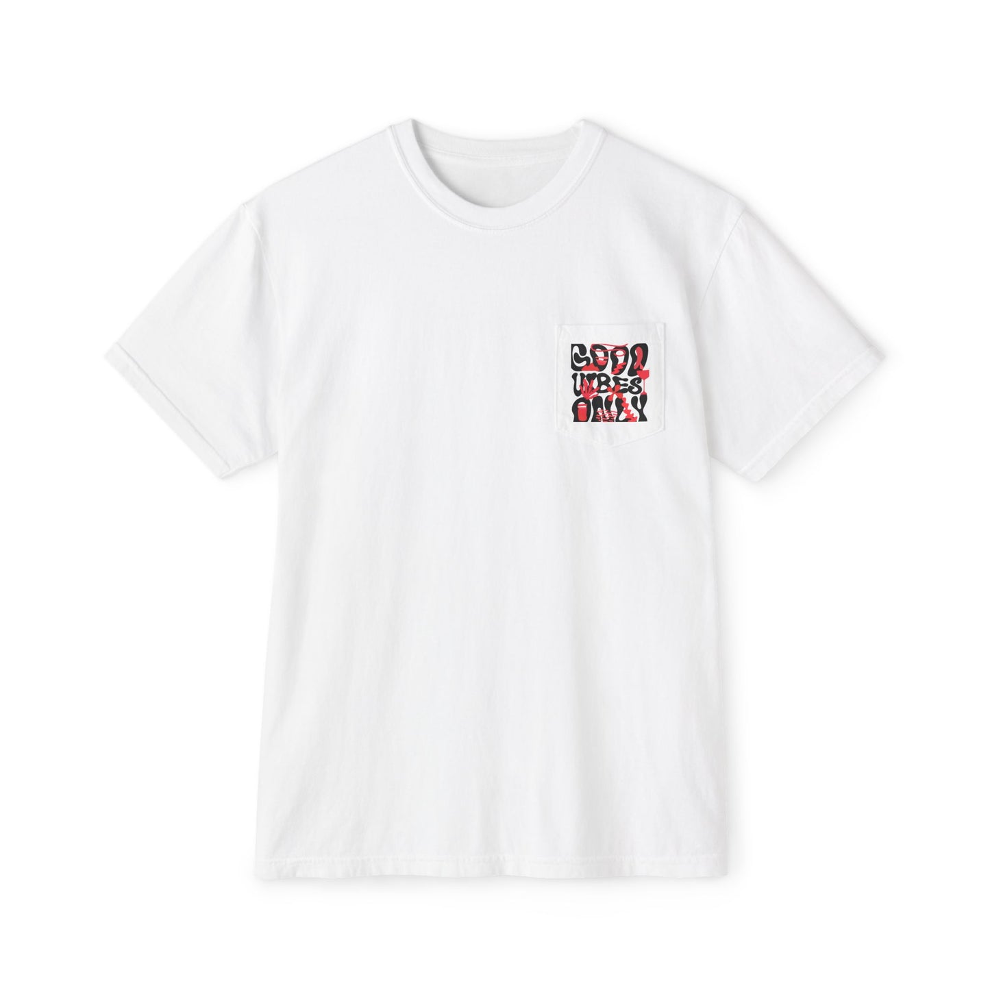 Good Vibes Pocket T-Shirt - Positive Vibes Apparel | ABAFAMILYSTORE