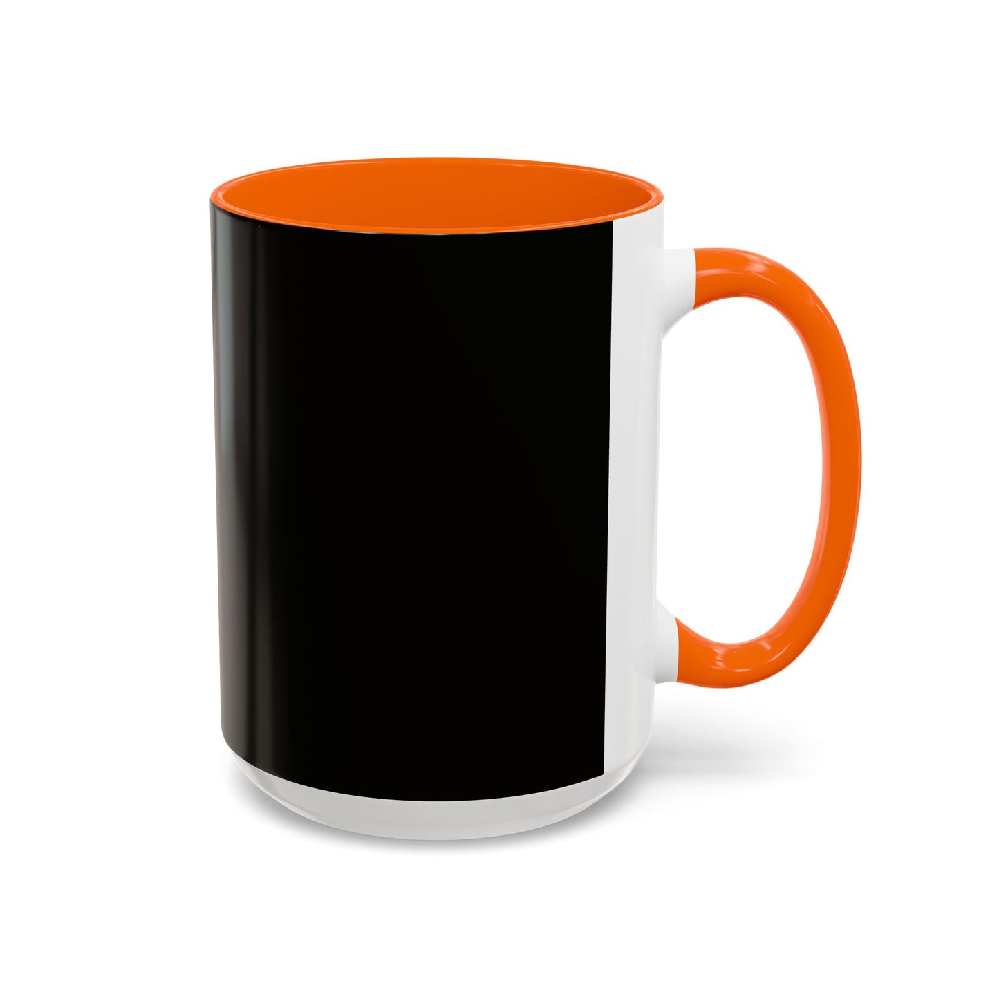 Black Accent Coffee Mug — "Abafamilystore: Faith • Family • Purpose" Gold Logo
