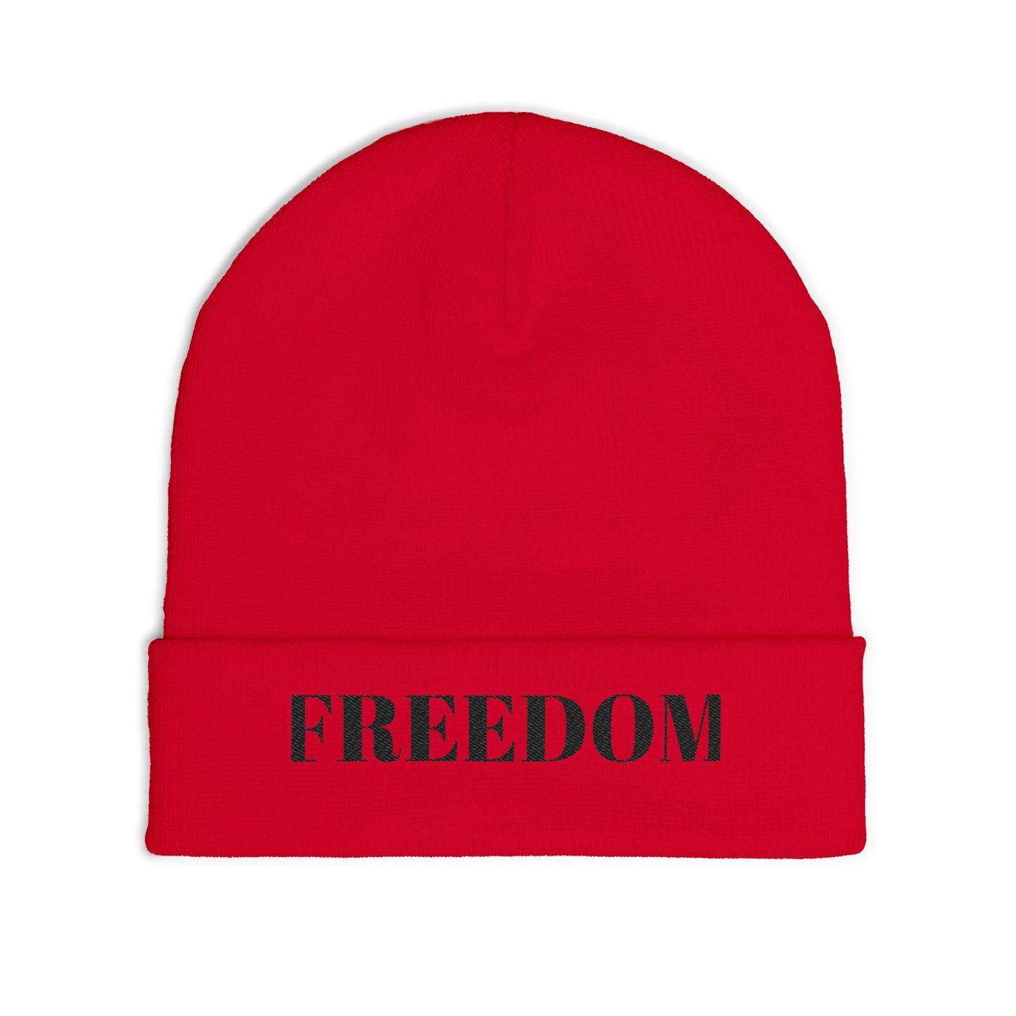 Freedom Knit Beanie | Cozy Embroidered Winter Hat, Gift for Him/Her, Casual Style, Outdoor Activities, Cool Weather Accessory