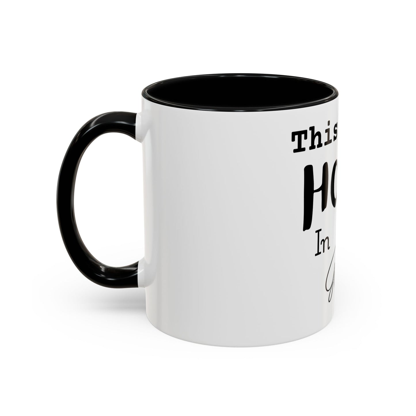 Inspirational Accent Coffee Mug - 'This Girl Hopes in God'