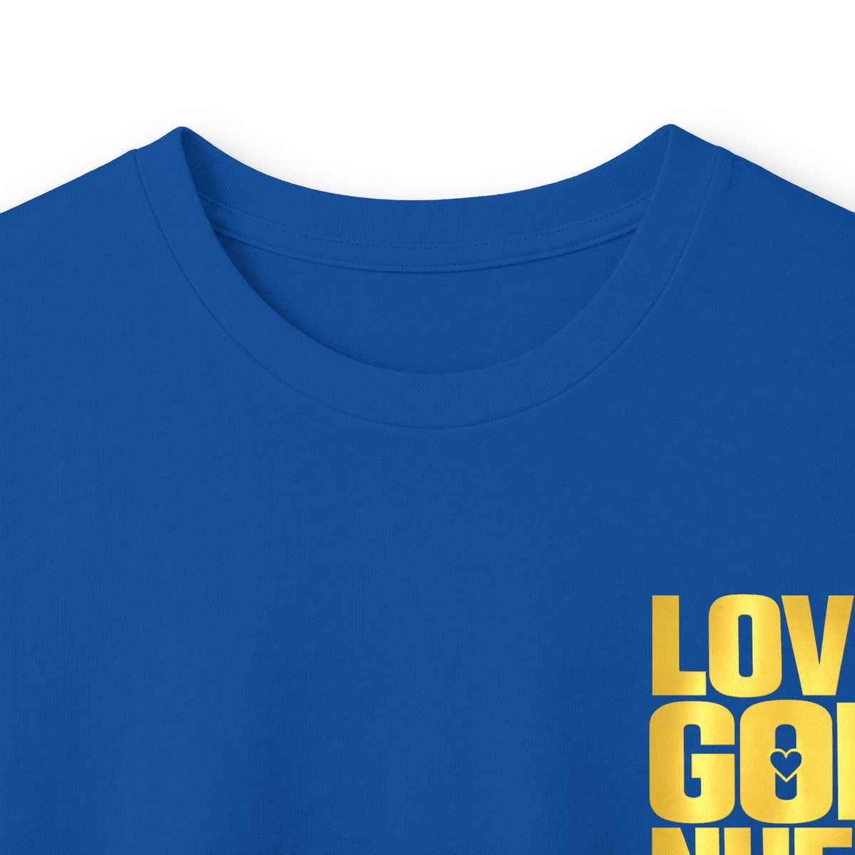 Love God Nuff Long Sleeve Tee — Christian Faith Message Shirt