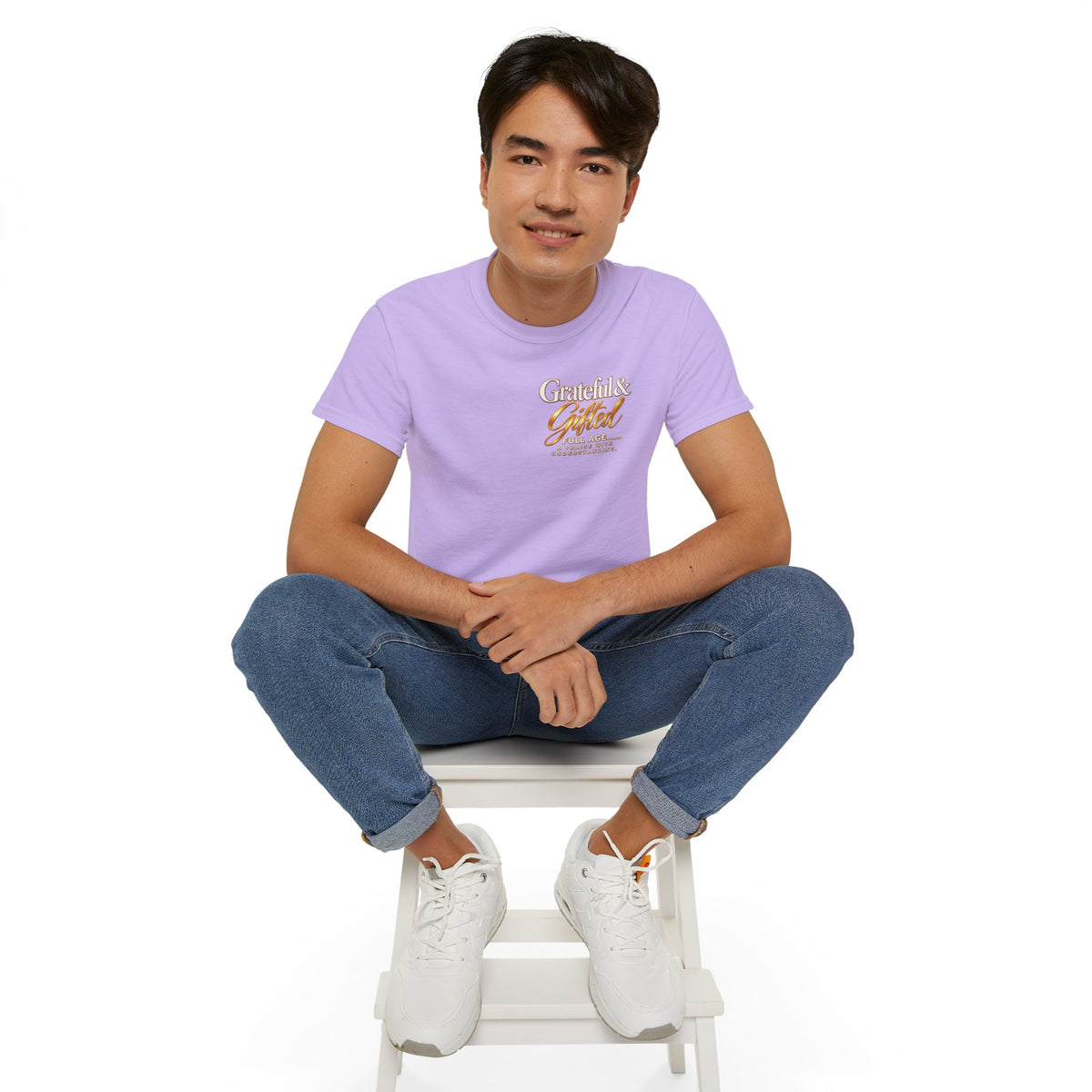 T-Shirt — Carefulist & Gifted Retro Script Graphic Tee
