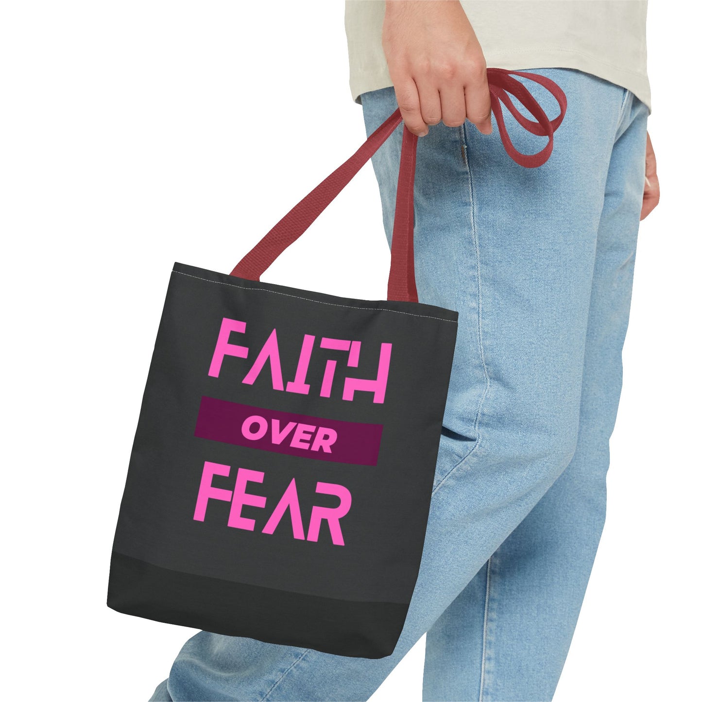 Faith over Fear Tote Bag