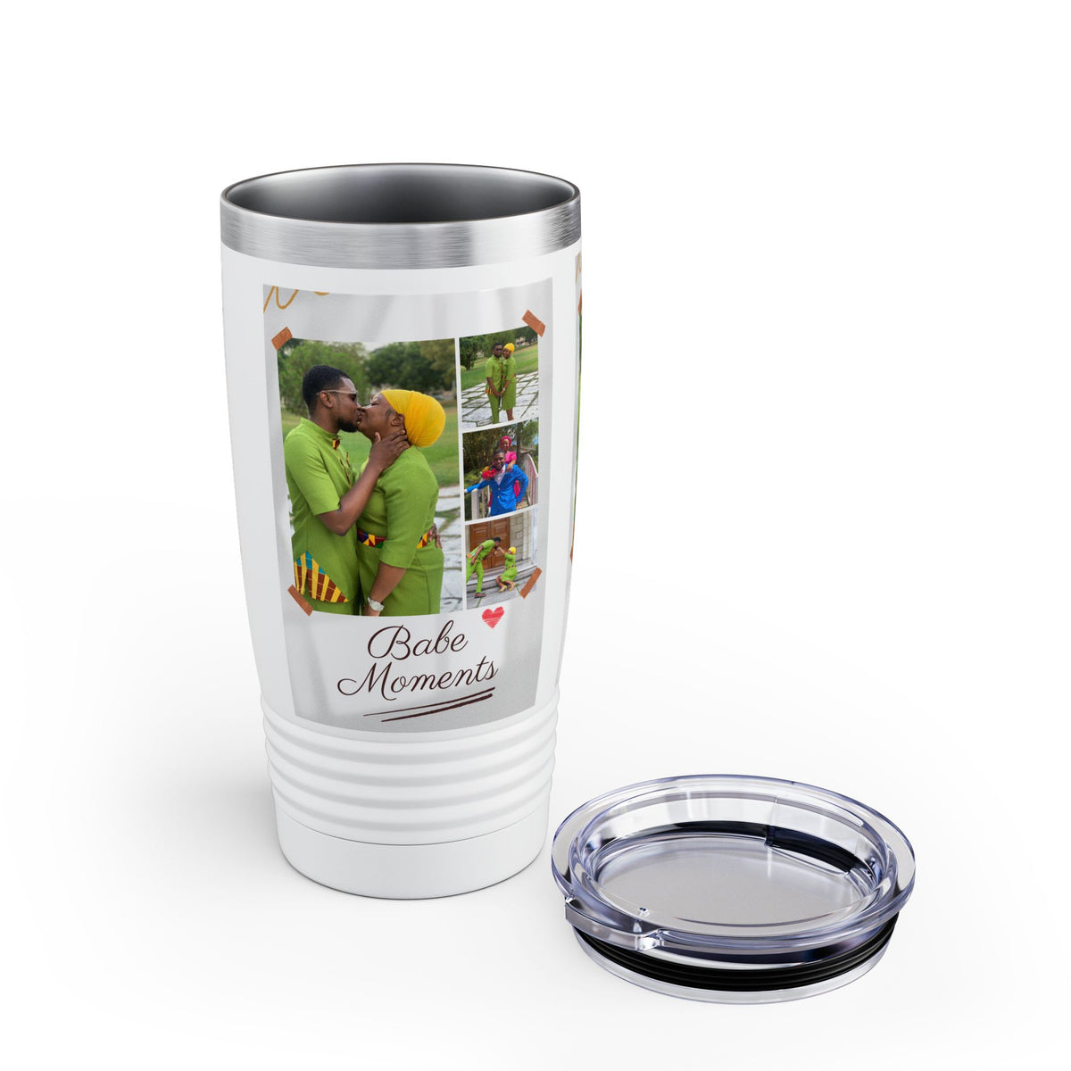 Personalized Family Photo Tumbler - 20oz Insulated Travel Mug