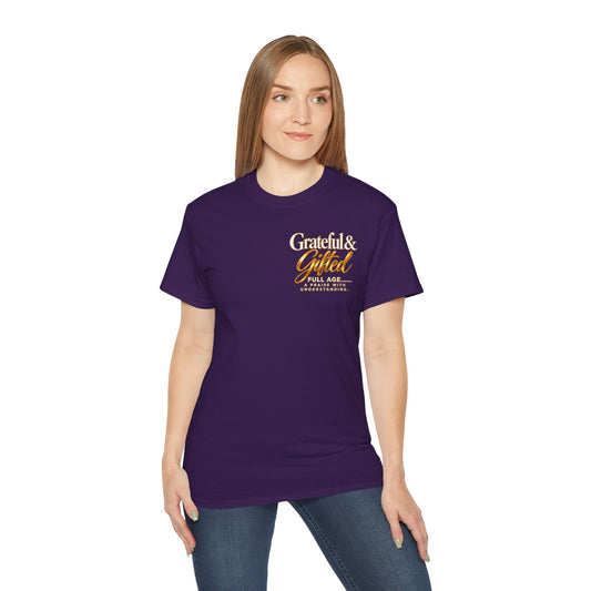 T-Shirt — Carefulist & Gifted Retro Script Graphic Tee