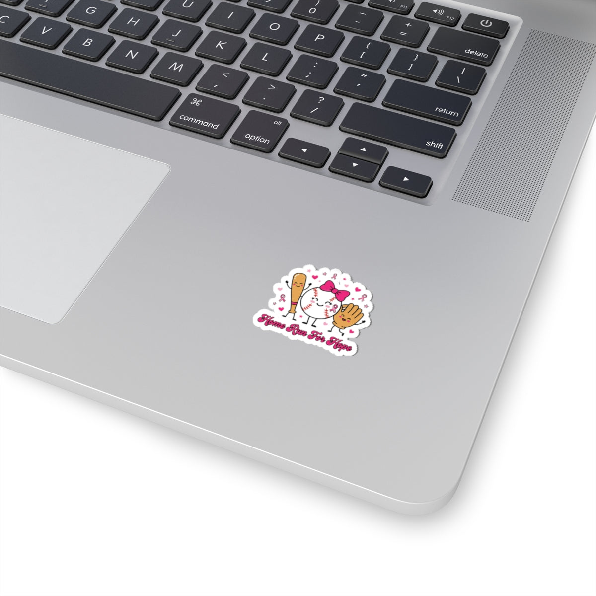 Home Run For Hope Sticker | Breast Cancer Awareness, Pink Ribbon Baseball