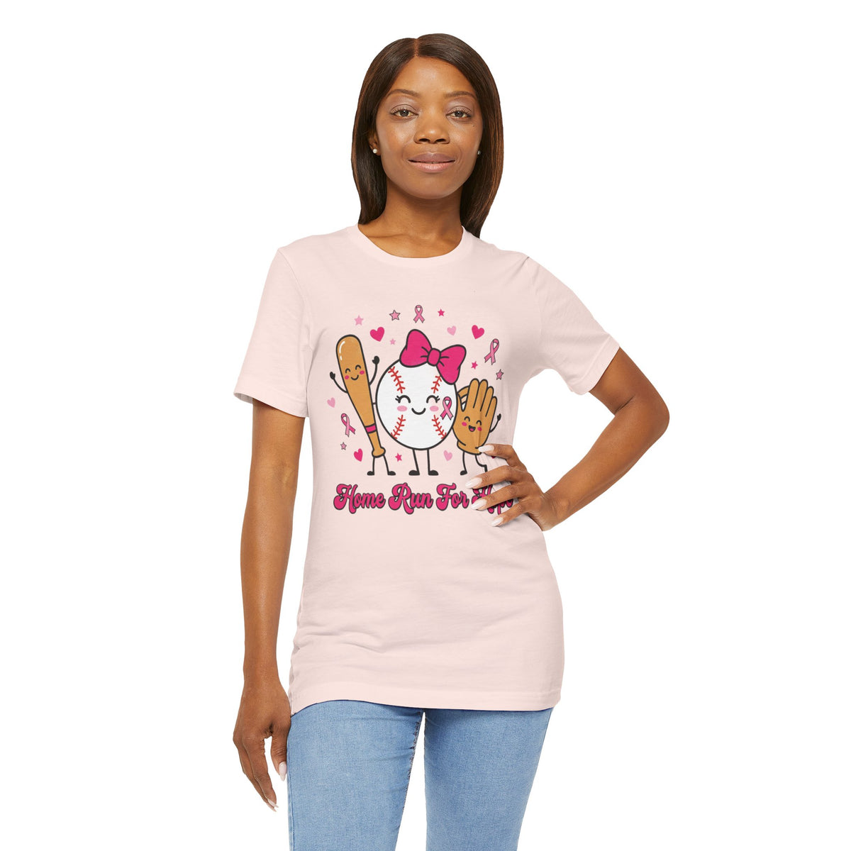 Hope & Strength Ribbon Tee | Breast Cancer Awareness, Pink Ribbon