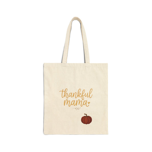 Thankful Mama Pumpkin Tote | Thanksgiving, Fall Harvest