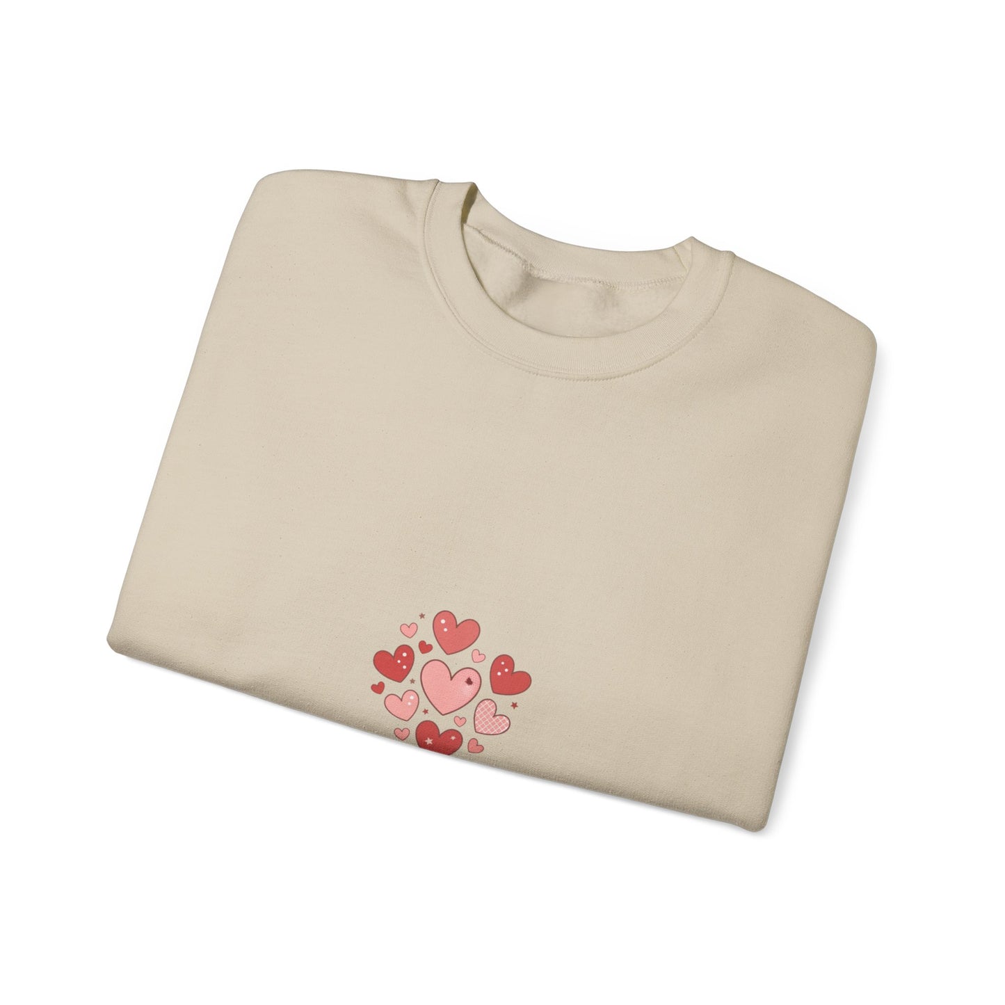 Tiny Heart Cluster Sweatshirt | tiny heart design, valentine doodle