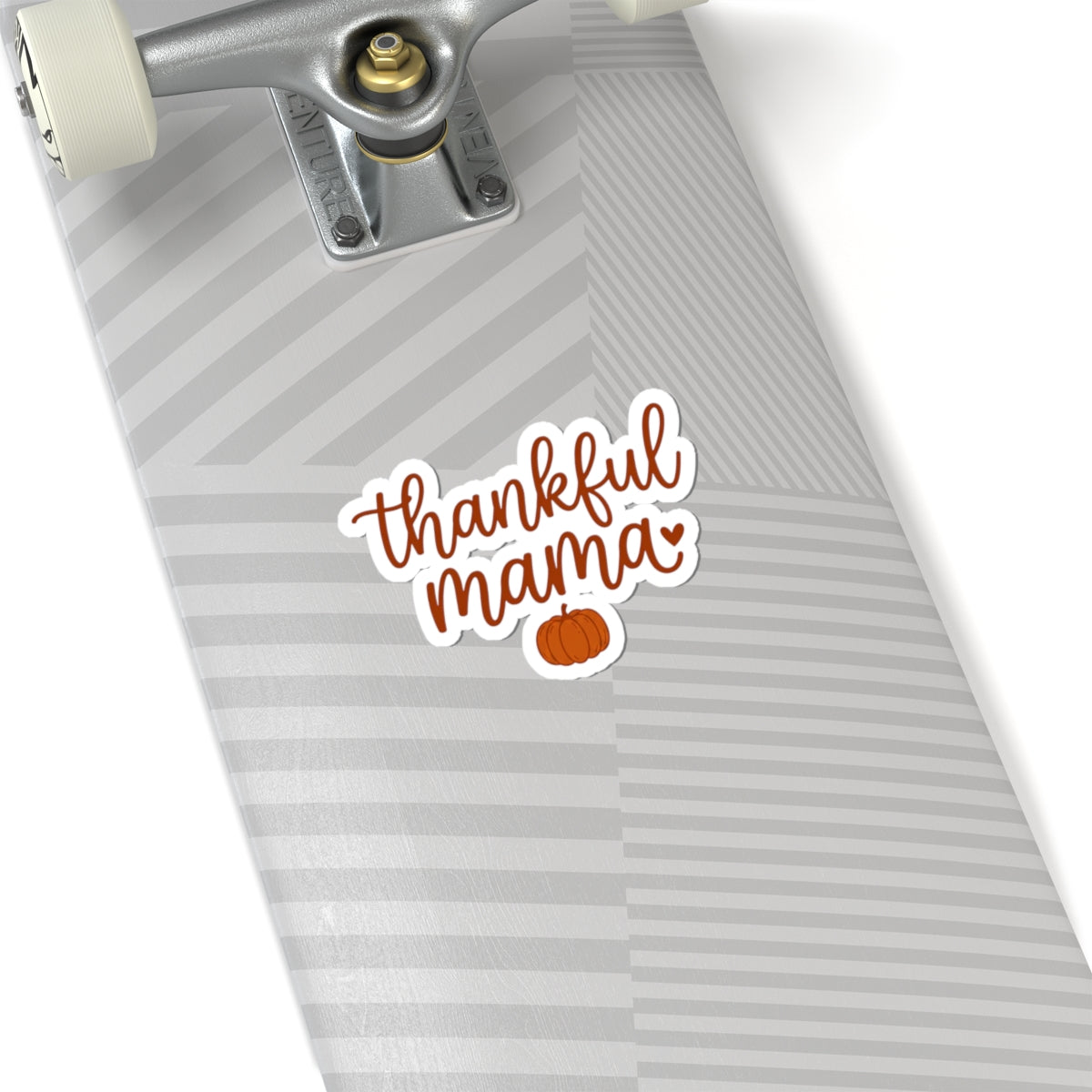 Thankful Mama Pumpkin Sticker | Thanksgiving, Fall Harvest Die-Cut