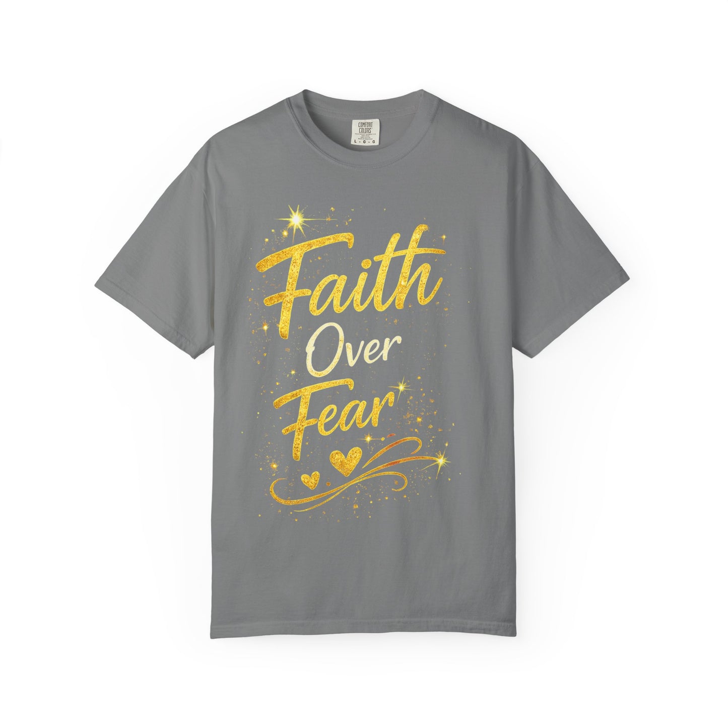 Faith Over Fear T-Shirt — Inspirational Christian Tee