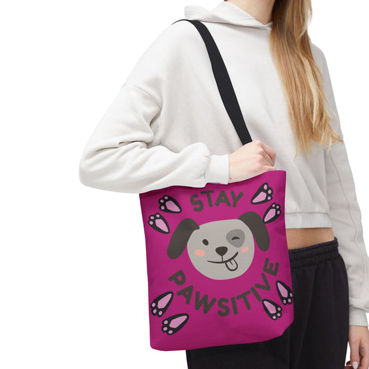 Pawsitive Tote Bag (AOP)
