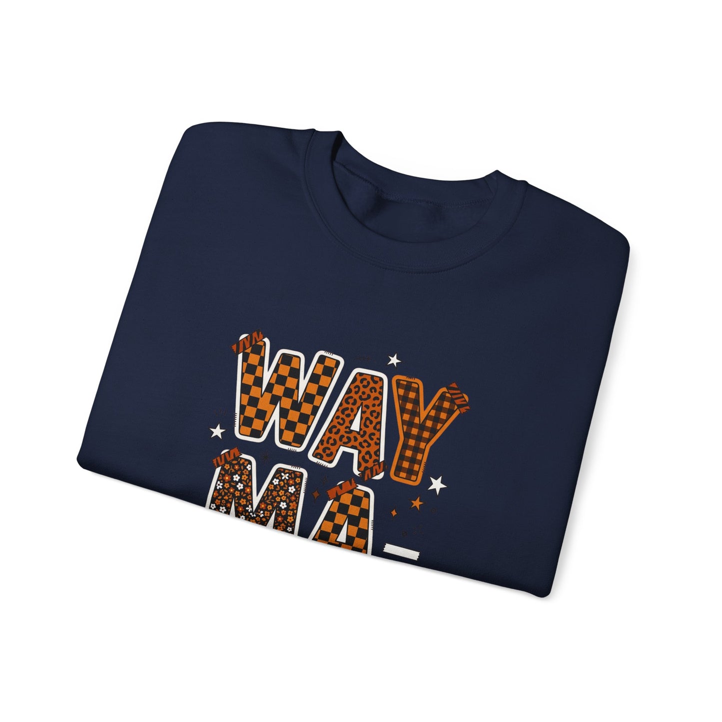 Waymaker Crewneck Sweatshirt | Christian faith sweatshirt, playful mixed-font scripture style