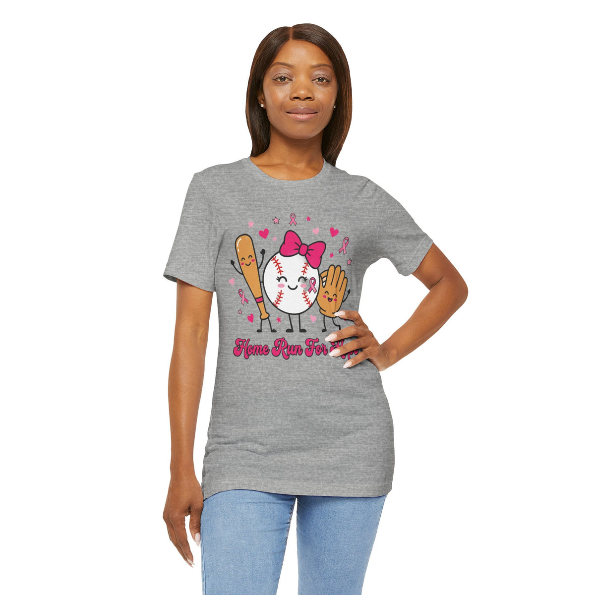 Hope & Strength Ribbon Tee | Breast Cancer Awareness, Pink Ribbon
