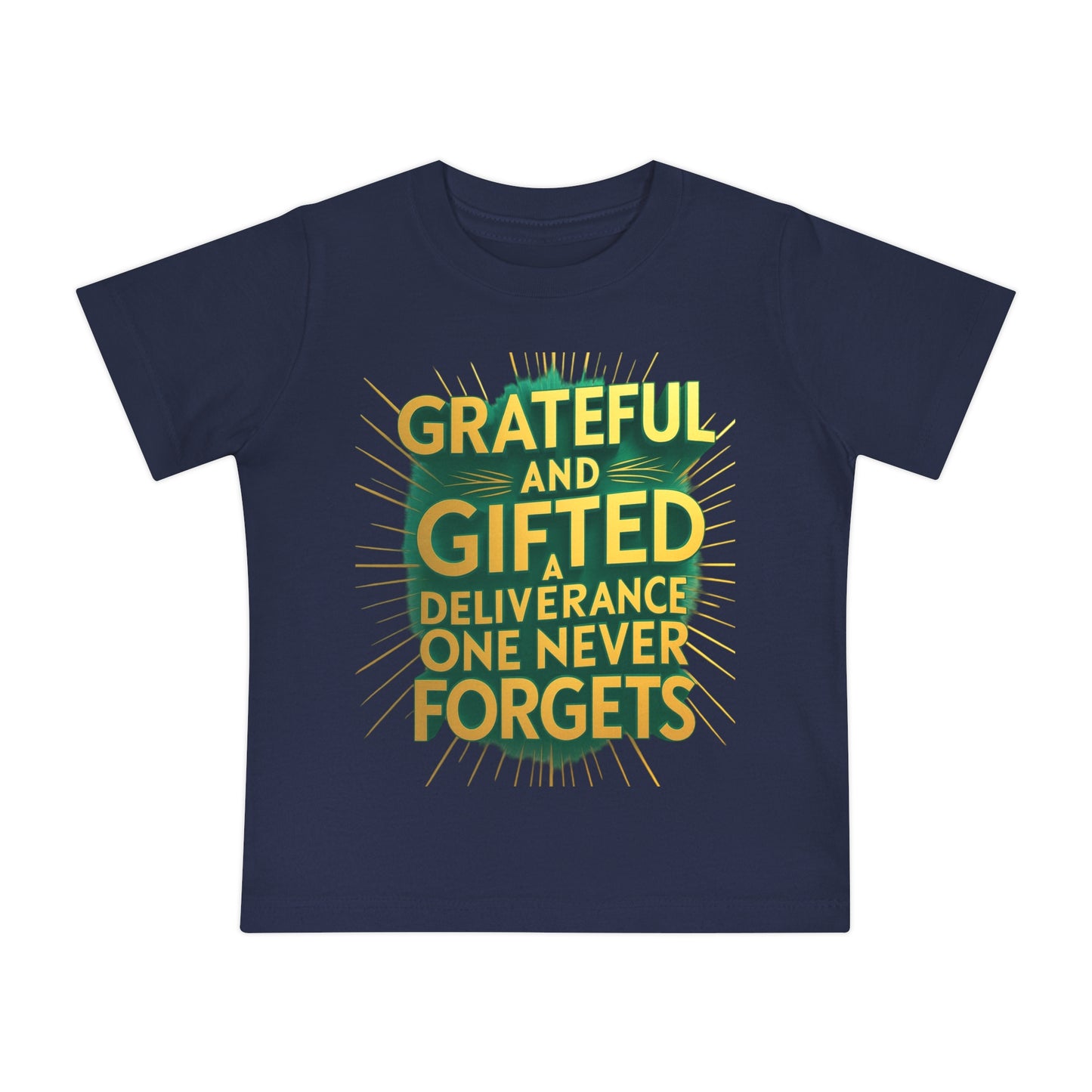 Grateful and Gifted Baby T-Shirt - Celebrate Milestones