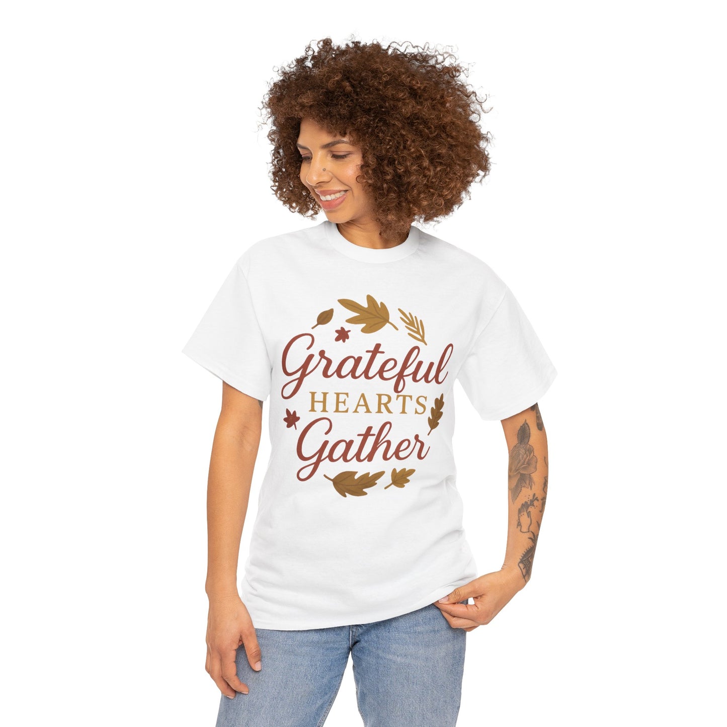 Grateful Hearts Gather Tee
