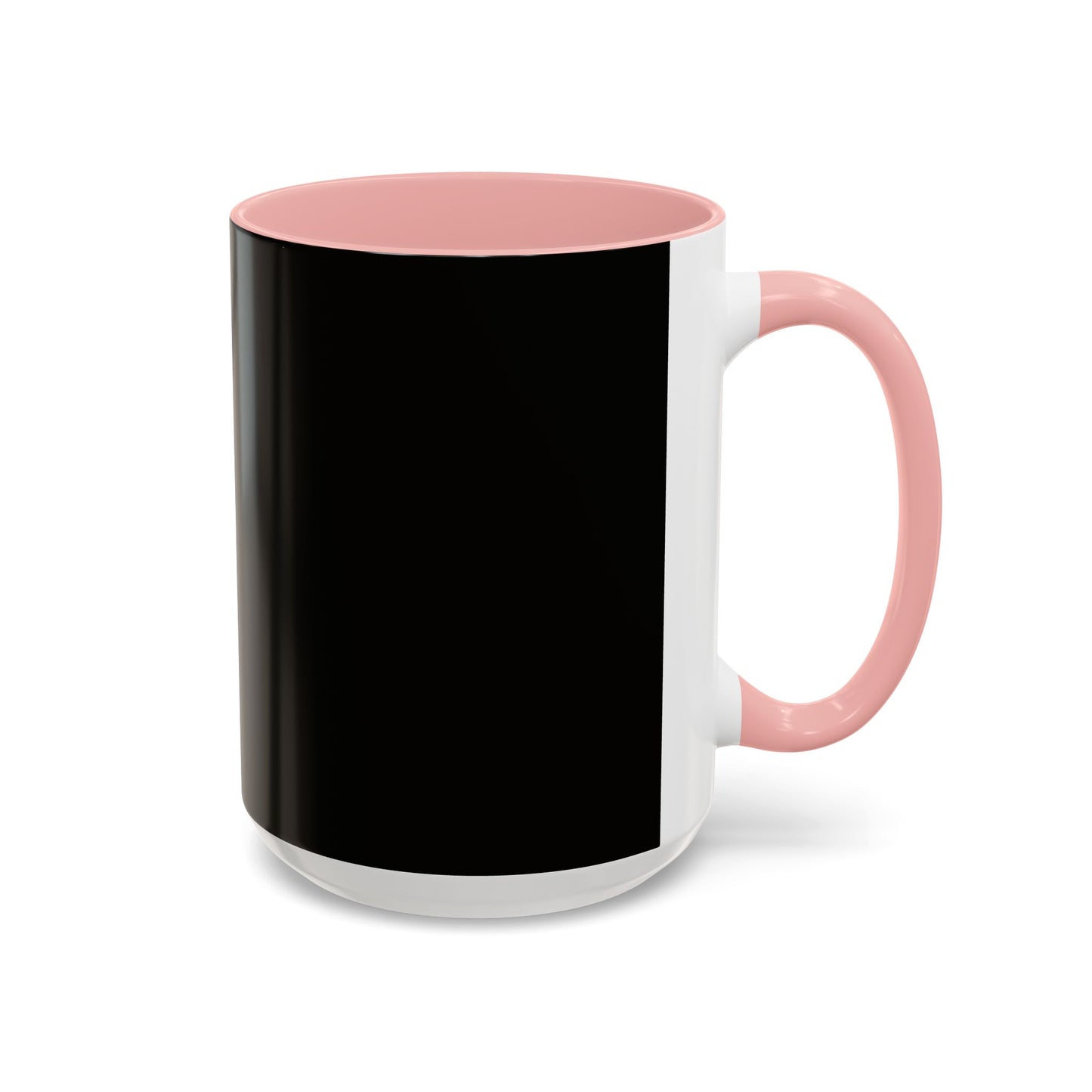 Black Accent Coffee Mug — "Abafamilystore: Faith • Family • Purpose" Gold Logo
