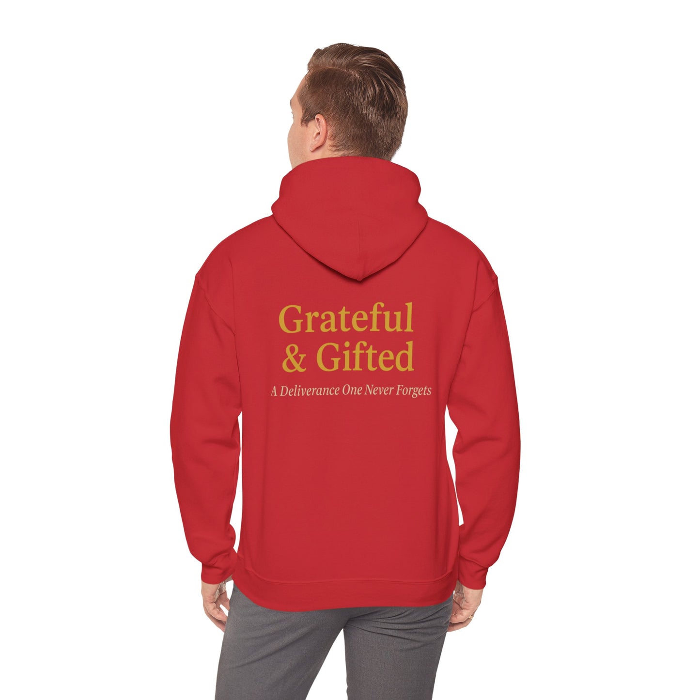 Grateful & Gifted Unisex Hoodie – Cozy Oversized Sweatshirt for All Occasions