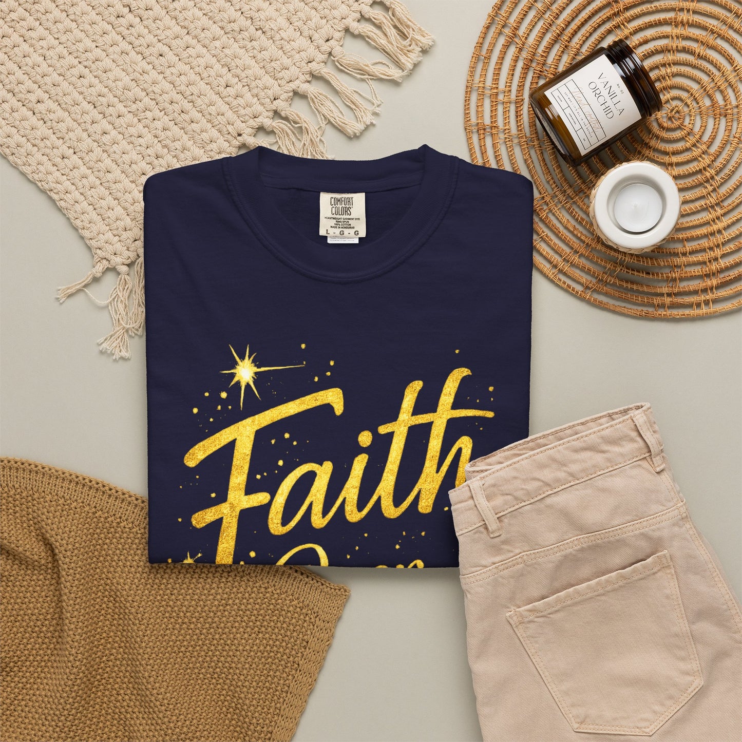 Faith Over Fear T-Shirt — Inspirational Christian Tee