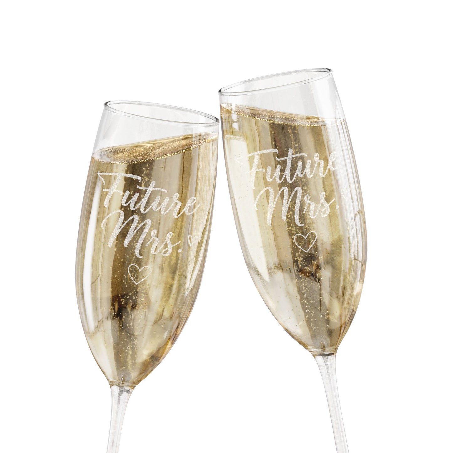 Engraved 'Future Mrs.' Champagne Flute – 8 oz Bridal Toasting Glass