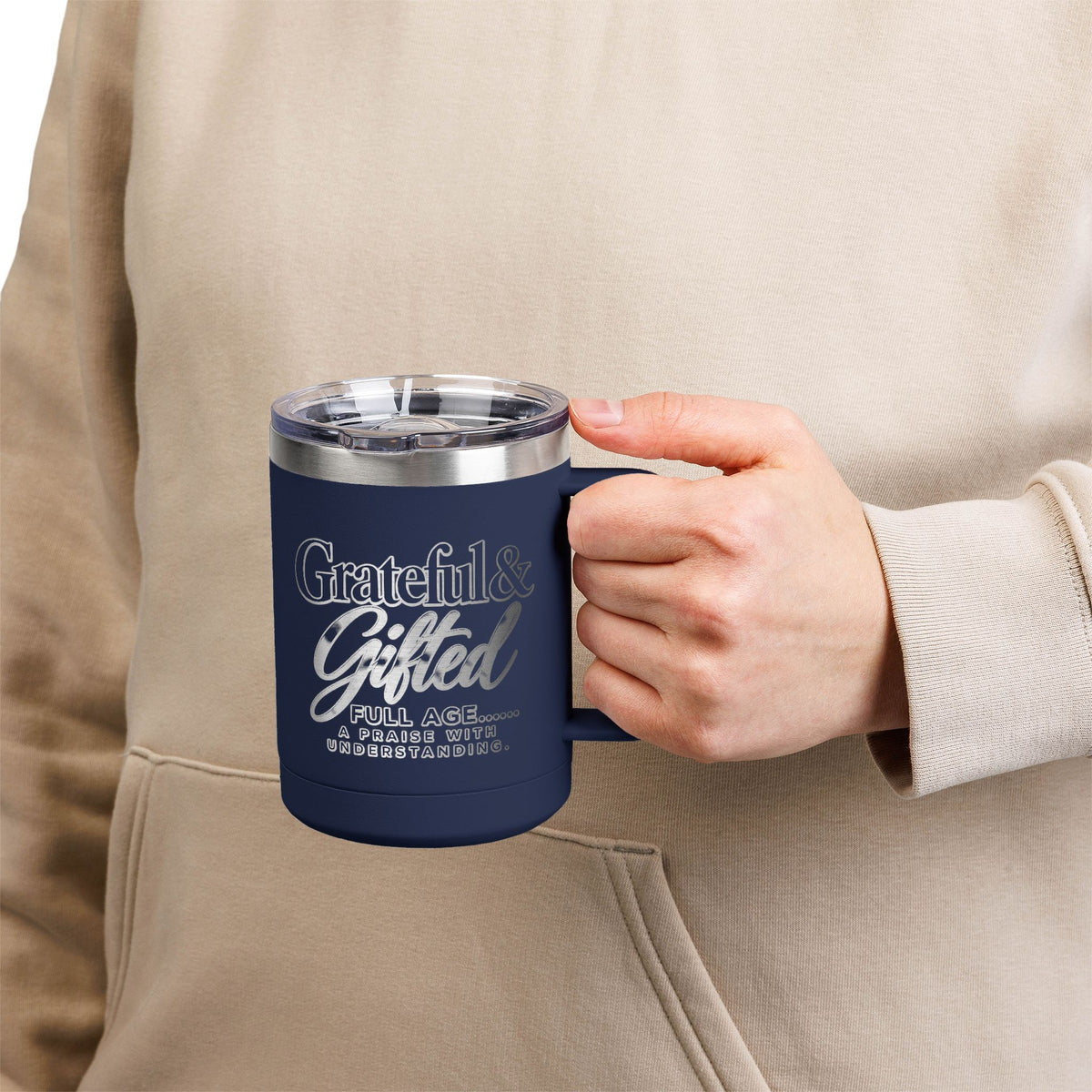 15oz Personalized Monogram Coffee Mug Tumbler