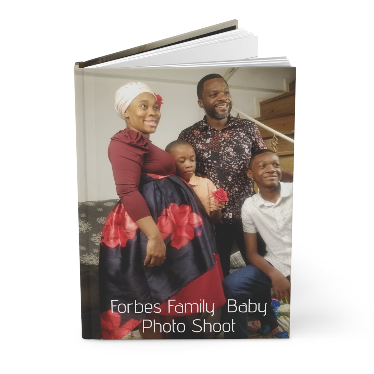Forbes Family Baby Photo Shoot Lined Journal