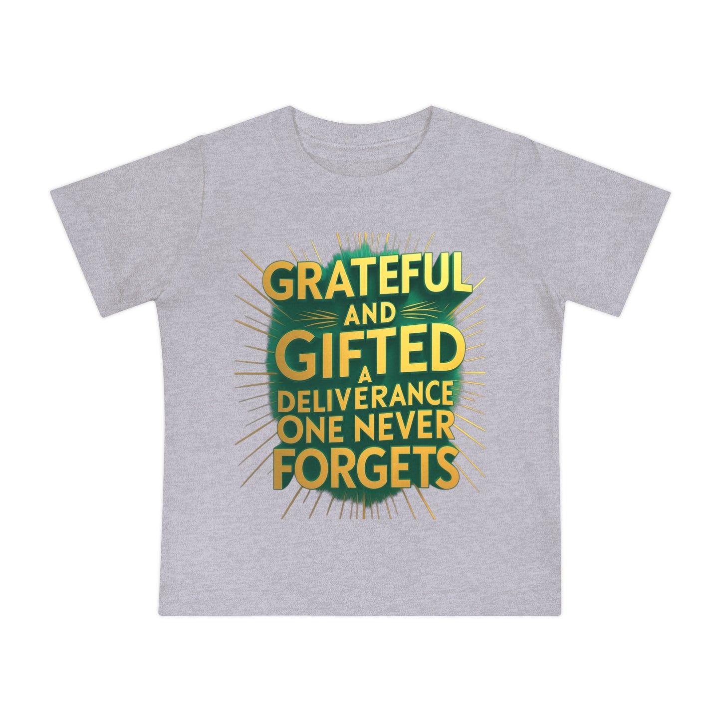 Grateful and Gifted Baby T-Shirt - Celebrate Milestones