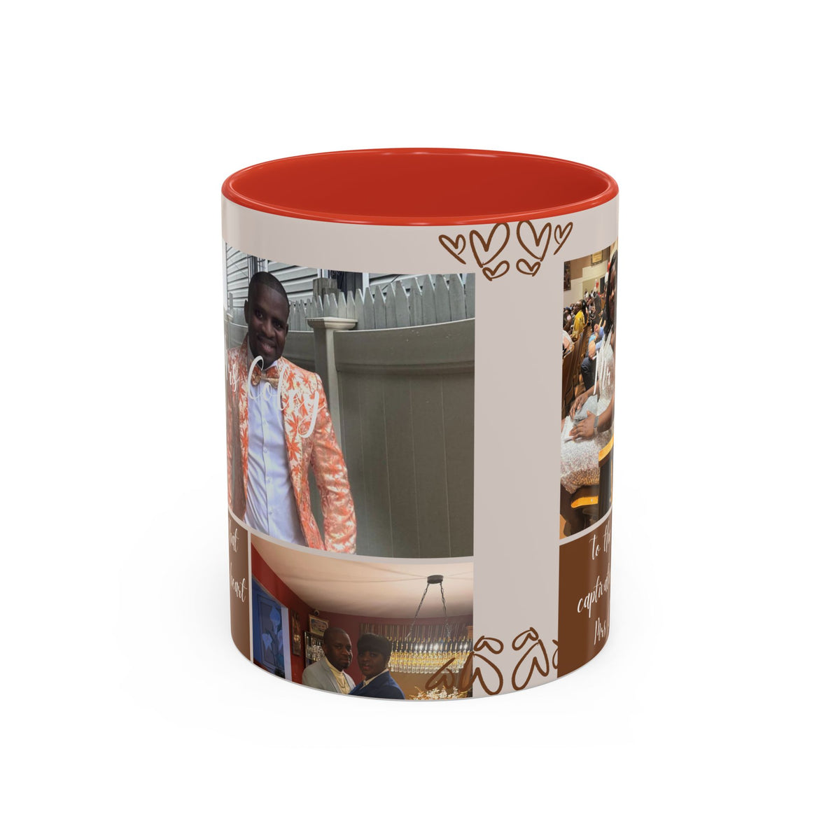 Personalized Photo Collage Coffee Mug – “To the One That Captures My Heart”