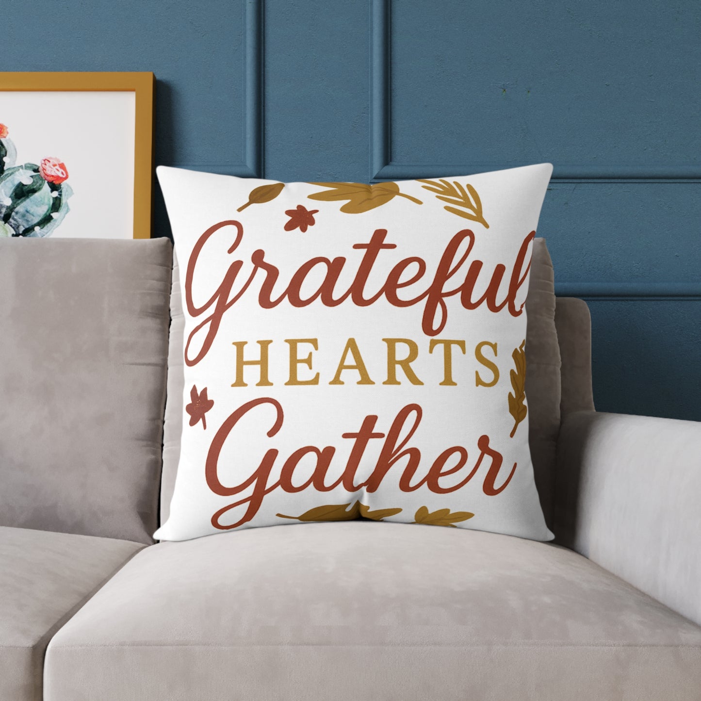 Square Poly Canvas Pillow