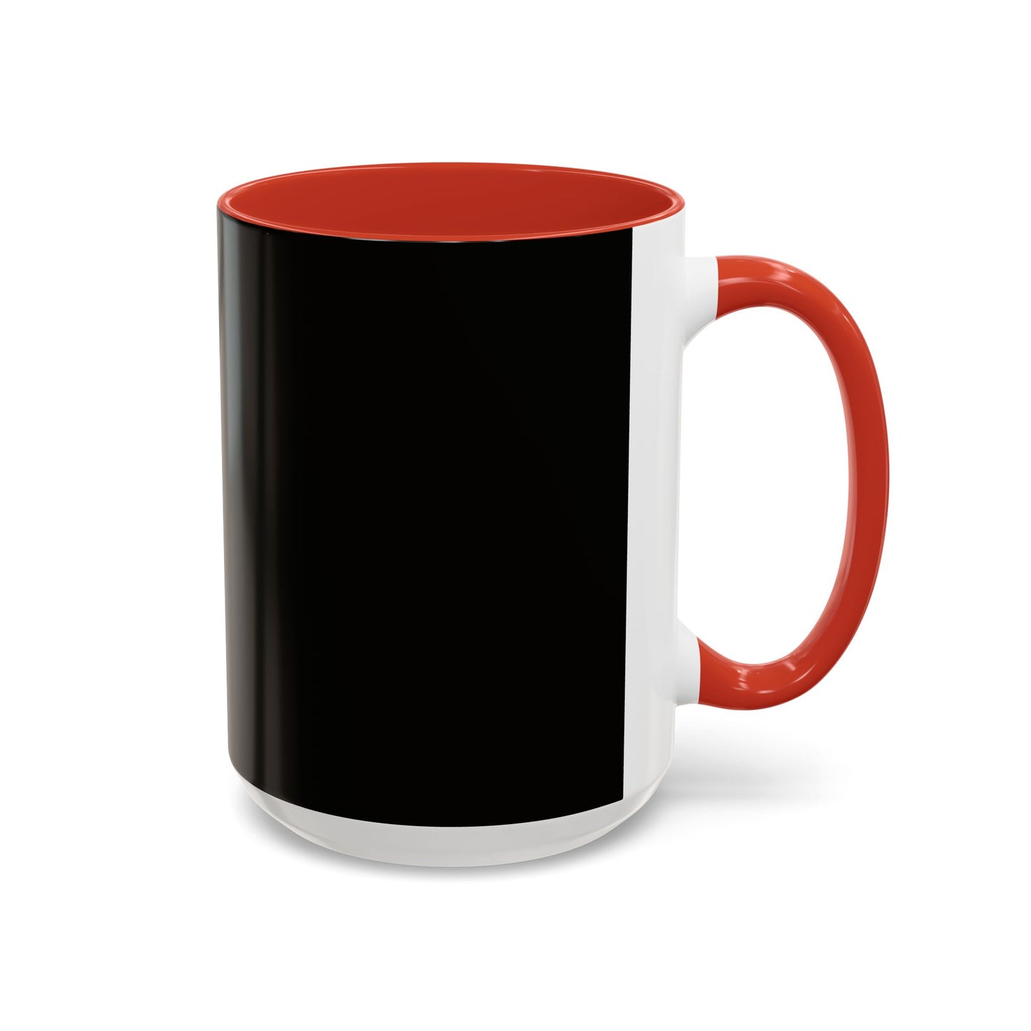 Black Accent Coffee Mug — "Abafamilystore: Faith • Family • Purpose" Gold Logo