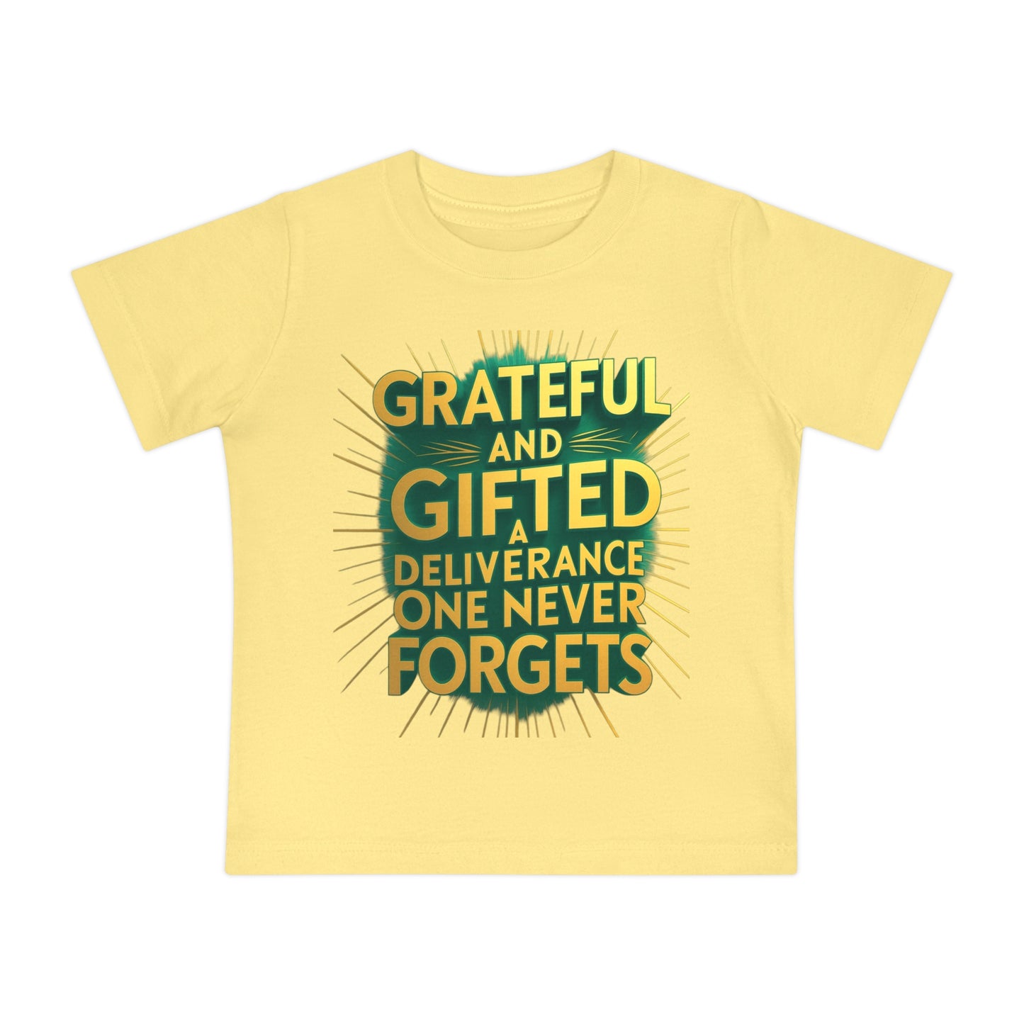 Grateful and Gifted Baby T-Shirt - Celebrate Milestones