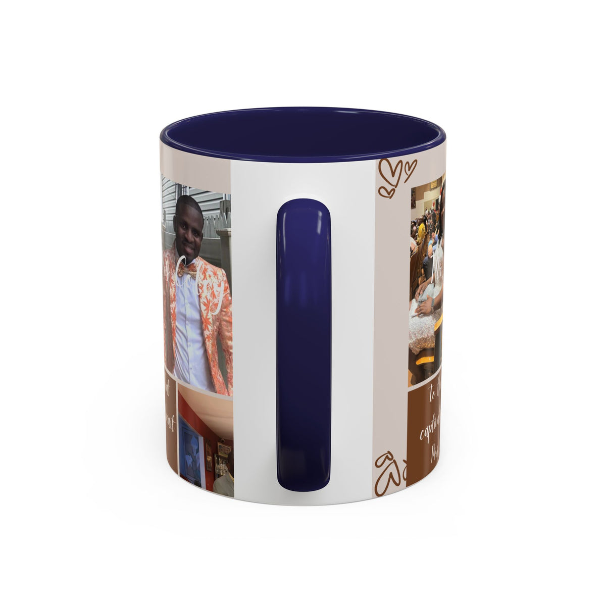 Personalized Photo Collage Coffee Mug – “To the One That Captures My Heart”