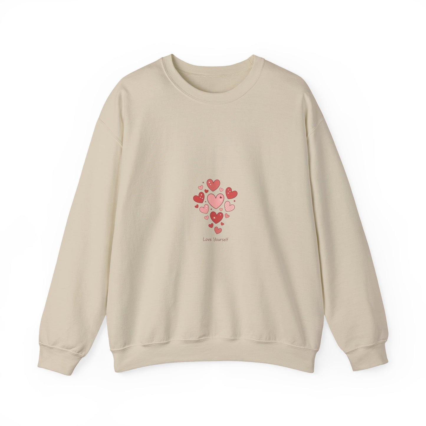 Tiny Heart Cluster Sweatshirt | tiny heart design, valentine doodle