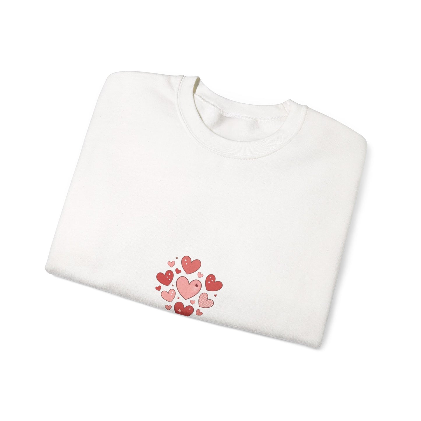 Tiny Heart Cluster Sweatshirt | tiny heart design, valentine doodle