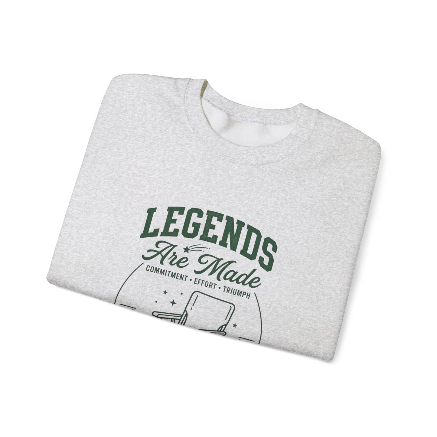 Legends Are Made Crewneck Sweatshirt | Soccer Club, Retro Sports Mom