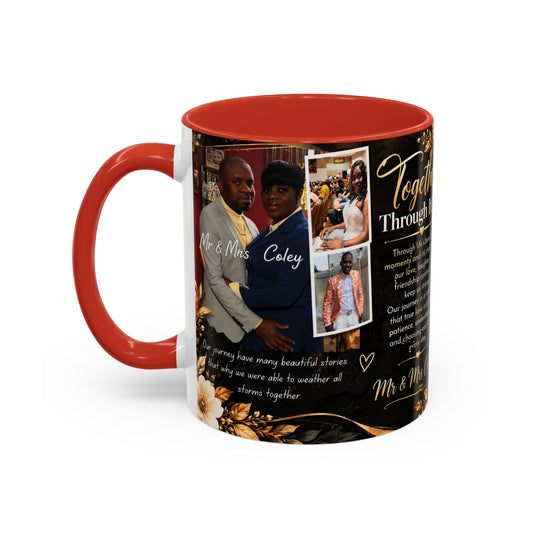 Together Through It All Coffee Mug – Romantic Anniversary Gift for Couples