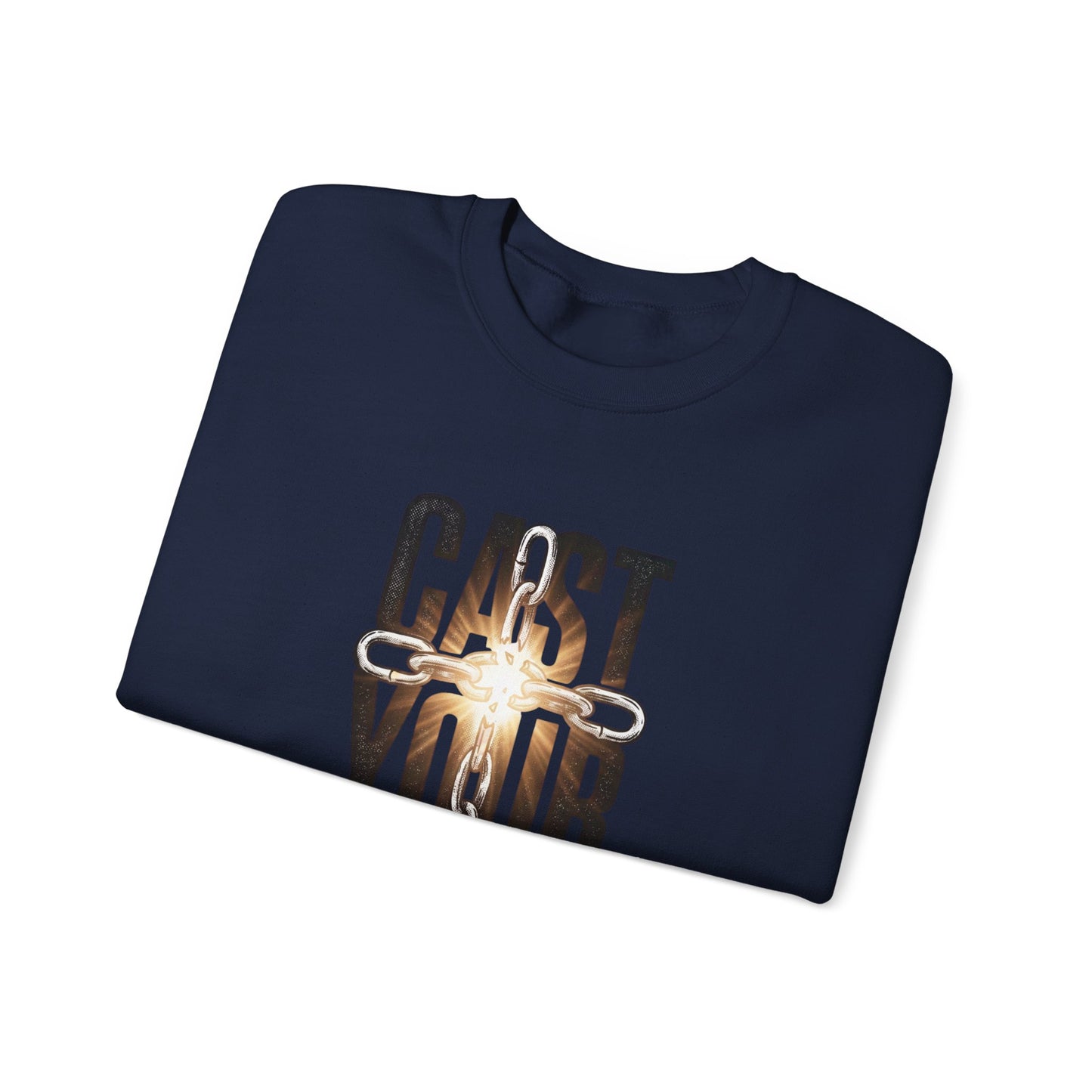 Cast Your Cares Sweatshirt | Christian Streetwear, Scripture 1 Peter 5:7